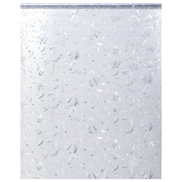 vidaXL Fensterfolie Matt Blumen-Muster 90x500 cm PVC