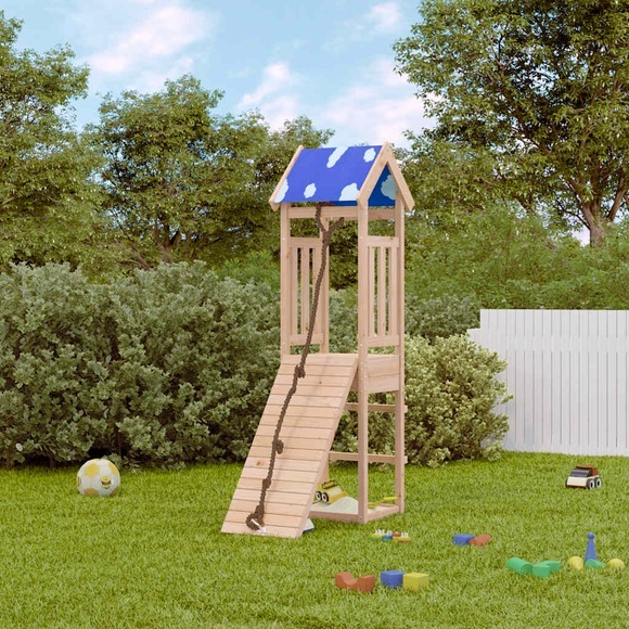 vidaXL Spielturm Massivholz Kiefer