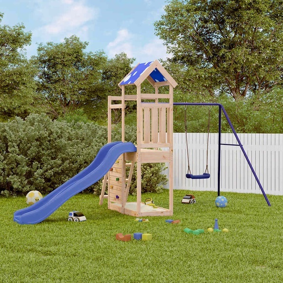 vidaXL Spielturm Massivholz Kiefer