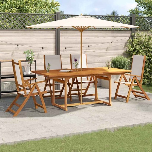 VidaXL - Garten essgruppe akazienholz, One Size, Braun