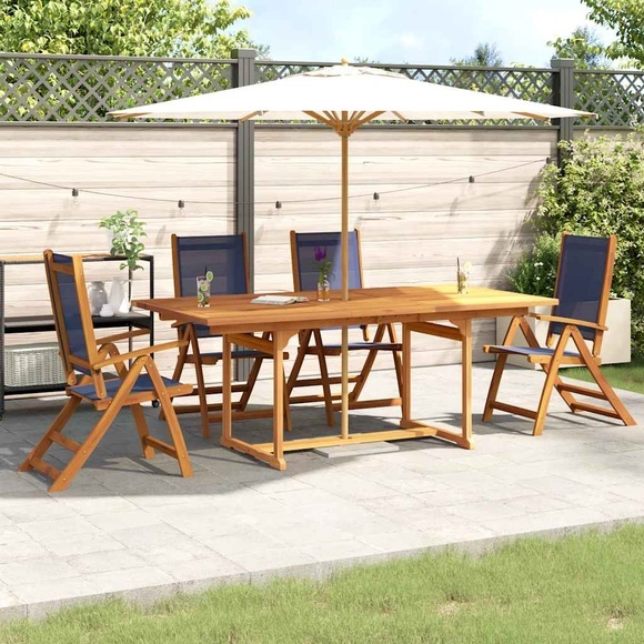 VidaXL - Garten essgruppe akazienholz, One Size, Braun