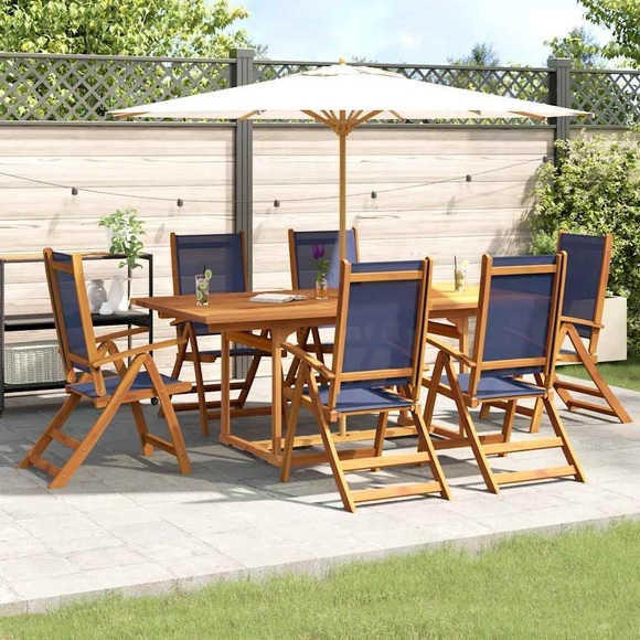 VidaXL - Garten essgruppe akazienholz, One Size, Braun