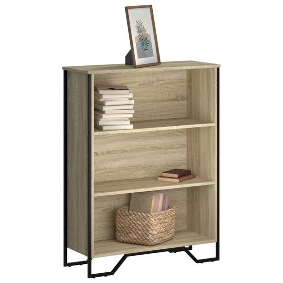 vidaXL Bücherregal Sonoma-Eiche 80x31x106 cm Holzwerkstoff