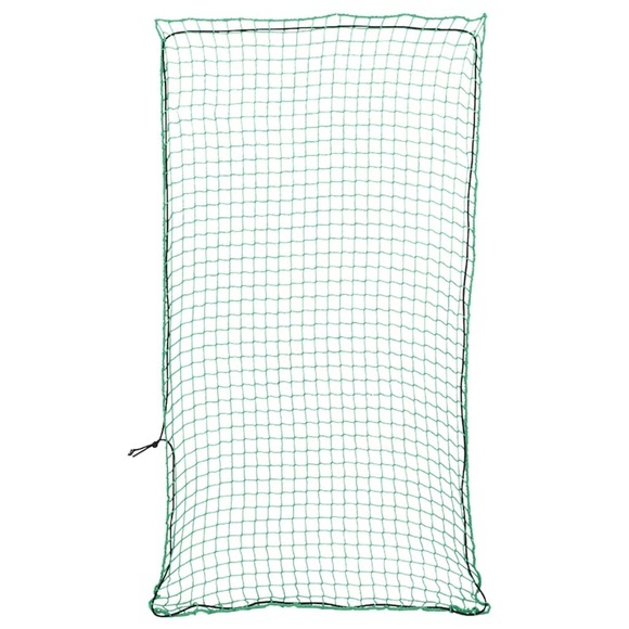 vidaXL Anhängernetz mit Gummiseil Grün 4x2 m PP