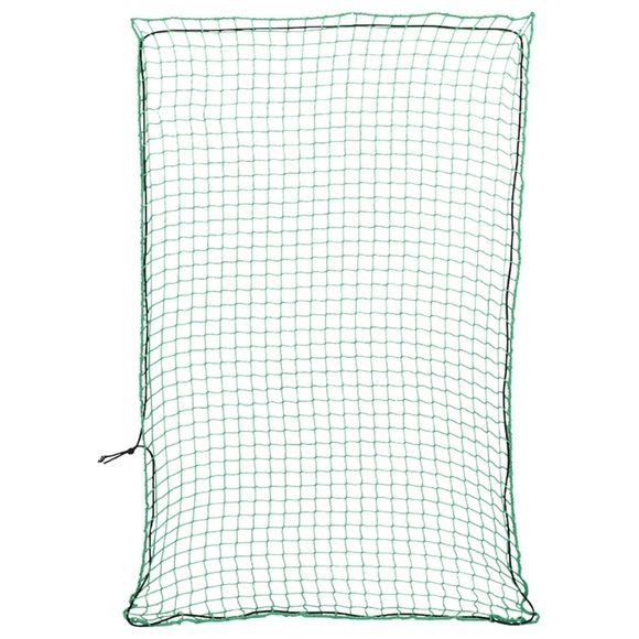 vidaXL Anhängernetz mit Gummiseil Grün 3,5x2,5 m PP