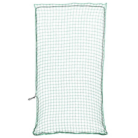 vidaXL Anhängernetz mit Gummiseil Grün 6x3 m PP