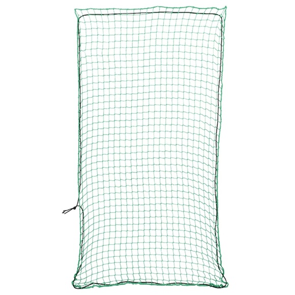 vidaXL Anhängernetz mit Gummiseil Grün 8x3,5 m PP