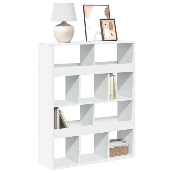 vidaXL Bücherregal Weiß 100x33x125,5 cm Holzwerkstoff