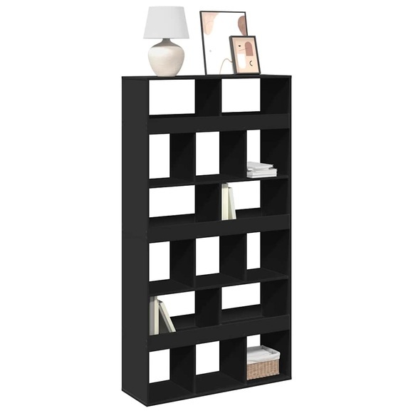 vidaXL Bücherregal Schwarz 100x33x187,5 cm Holzwerkstoff