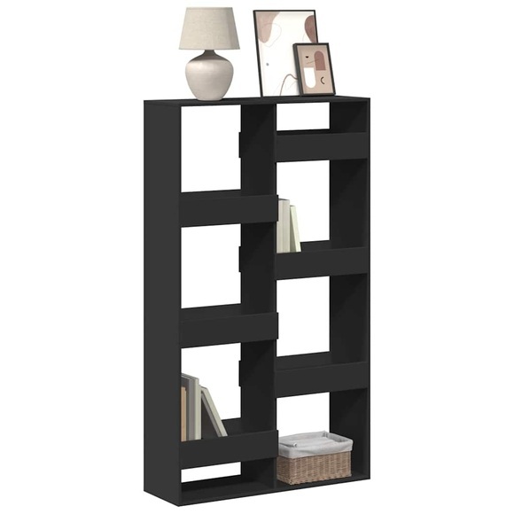 vidaXL Bücherregal Schwarz 100x33x175 cm Holzwerkstoff