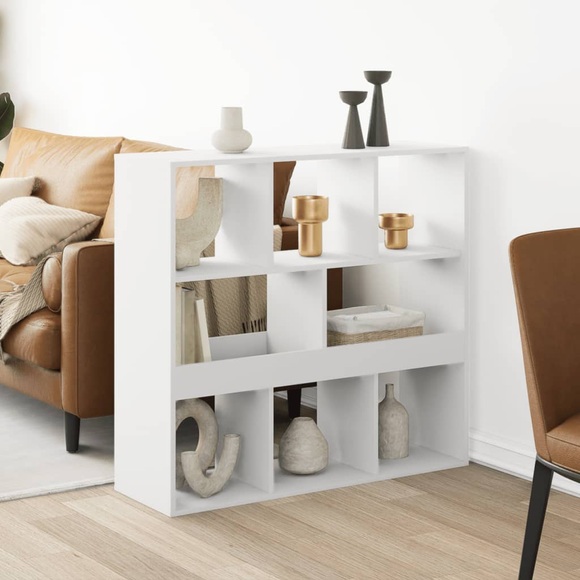 vidaXL Raumteiler Weiß 100x33x94,5 cm Holzwerkstoff