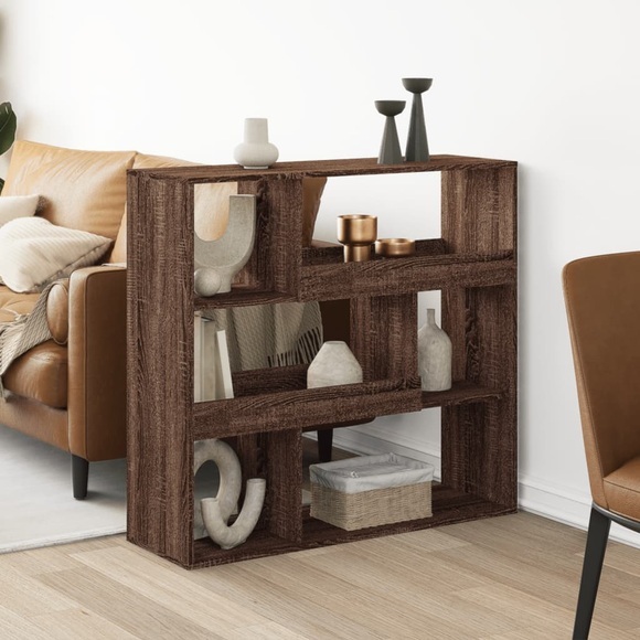 vidaXL Bücherregal Braun Eichen-Optik 100x33x94,5 cm Holzwerkstoff