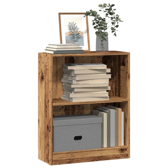 vidaXL Bücherregal Altholz-Optik 60x24x76 cm Holzwerkstoff