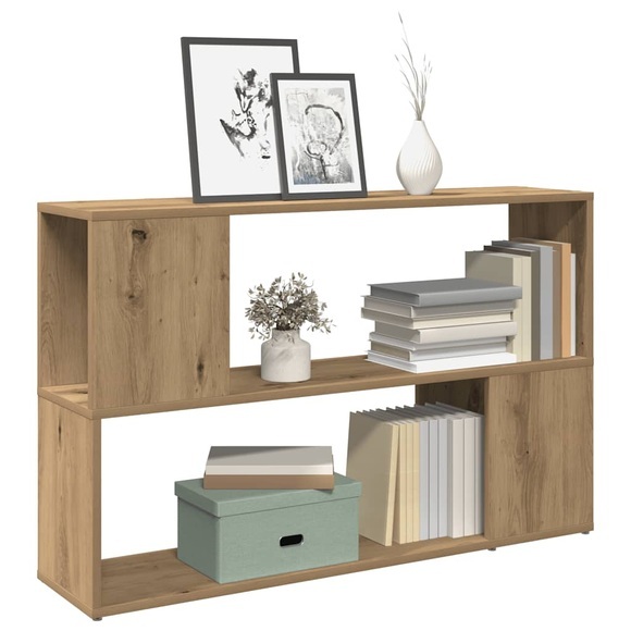 vidaXL Bücherregal Artisan-Eiche 100x24x63 cm Holzwerkstoff