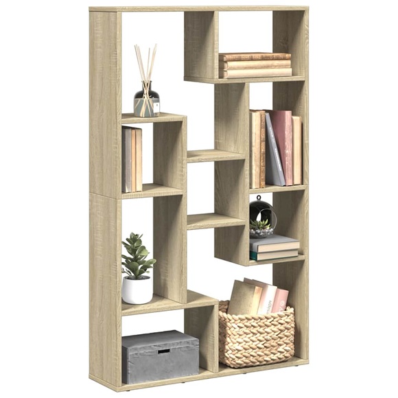 vidaXL Bücherregal Sonoma-Eiche 72x20x120 cm Holzwerkstoff