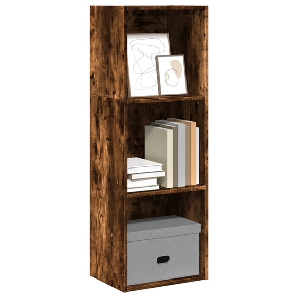 vidaXL Bücherregal Räuchereiche 40x30x114 cm Holzwerkstoff