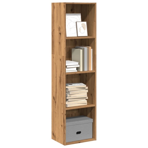 vidaXL Bücherregal Artisan-Eiche 40x30x152 cm Holzwerkstoff