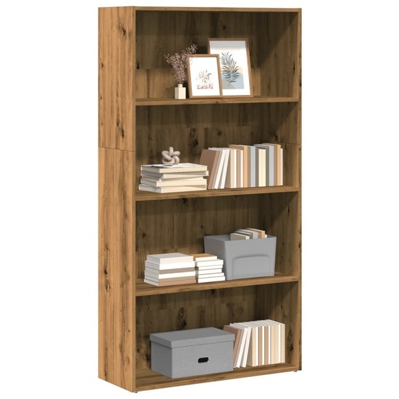 vidaXL Bücherregal Artisan-Eiche 80x30x152 cm Holzwerkstoff
