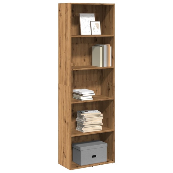 vidaXL Bücherregal Artisan-Eiche 60x30x189 cm Holzwerkstoff