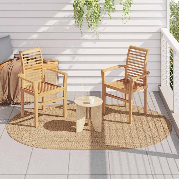 VidaXL - Outdoor-teppich polypropylen, One Size, Braun