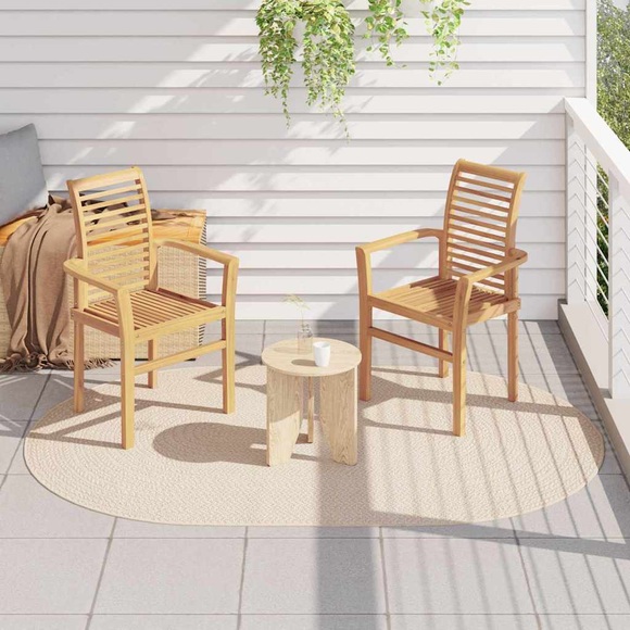 VidaXL - Outdoor-teppich polypropylen, One Size, Creme