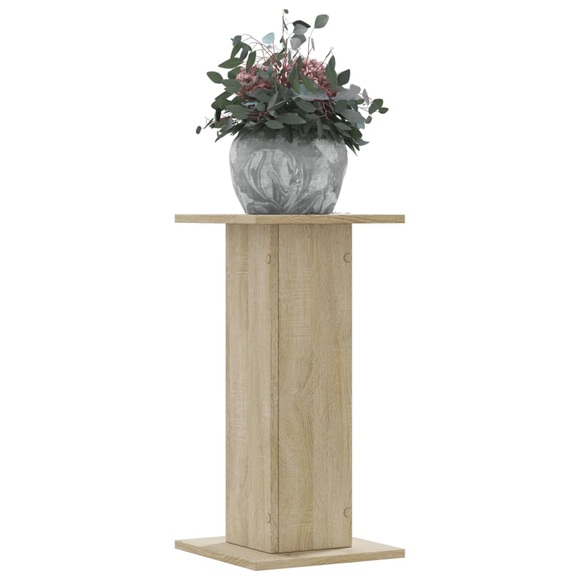 vidaXL Pflanzenständer 2 Stk. Sonoma-Eiche 30x30x60 cm Holzwerkstoff