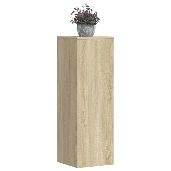 vidaXL Pflanzenständer 2 Stk. Sonoma-Eiche 33x33x100 cm Holzwerkstoff