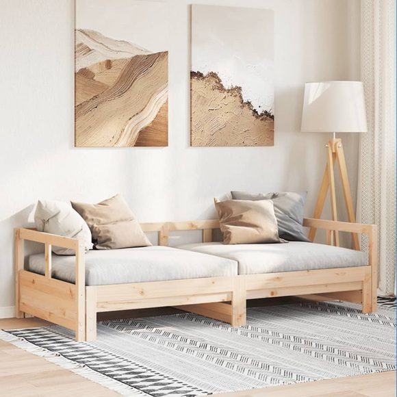 vidaXL Tagesbett ohne Matratze 90x190 cm Massivholz Kiefer