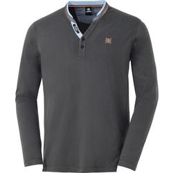 LERROS Herren Serafino-Langarmshirt