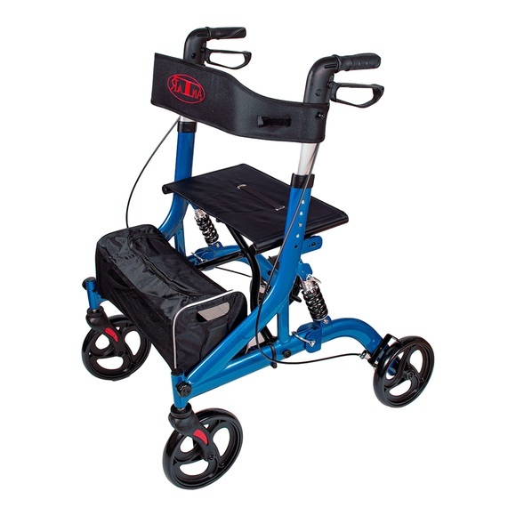 Aluminium Rollator mit Stoßdämpfern