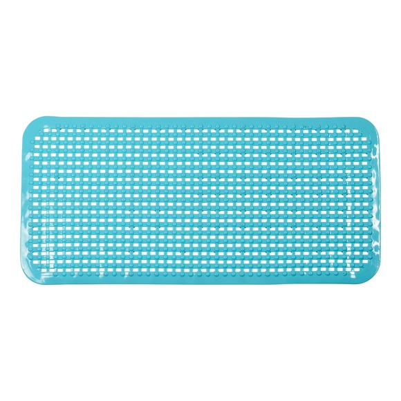 Moderne Hausfrau Badematte, blau