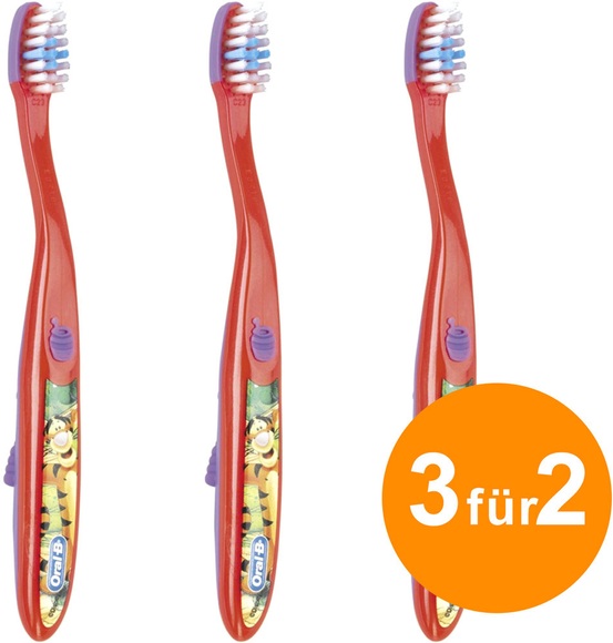Oral B Kleinkindzahnbürste stage 2, Zahnbürste für Milchzähne, weiche Kinderzahnbürste, erste Zahnbürste für Kleinkinder