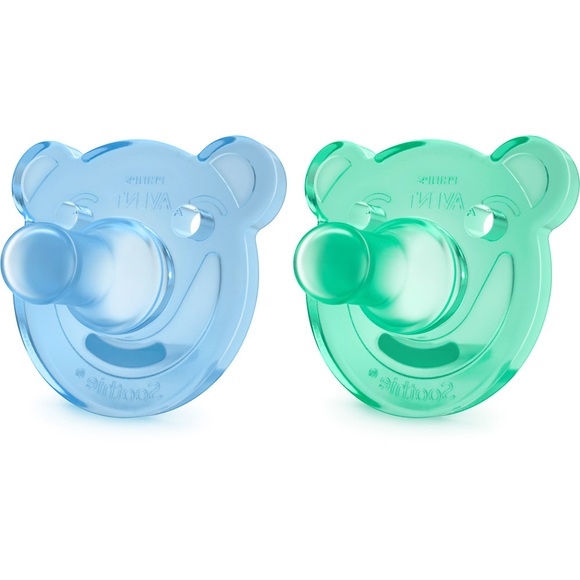 PHILIPS AVENT Soothie Nuggi 0-3M blau/grün (2 Stk.)