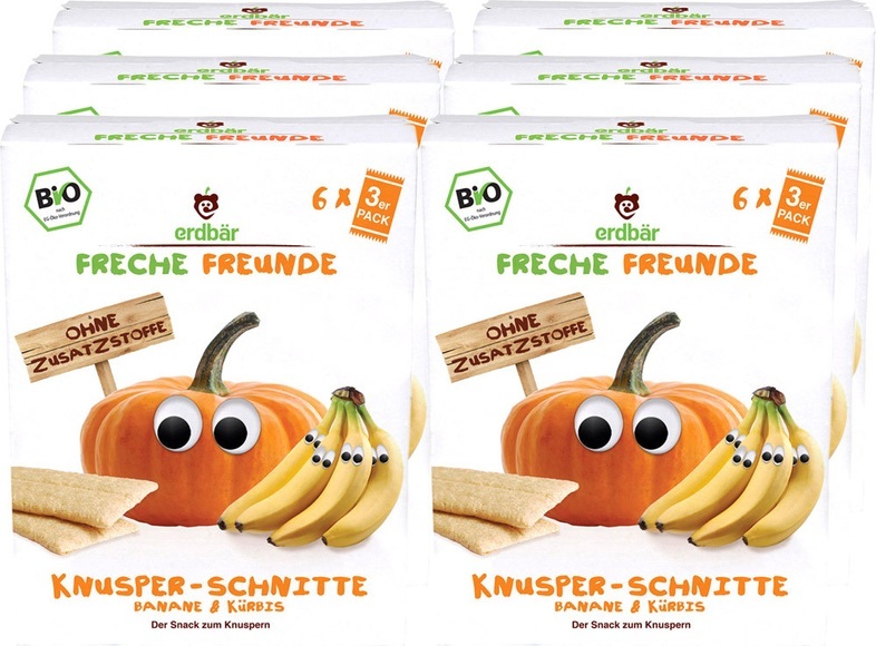 erdbär Freche Freunde Freche Knusper Schnitte