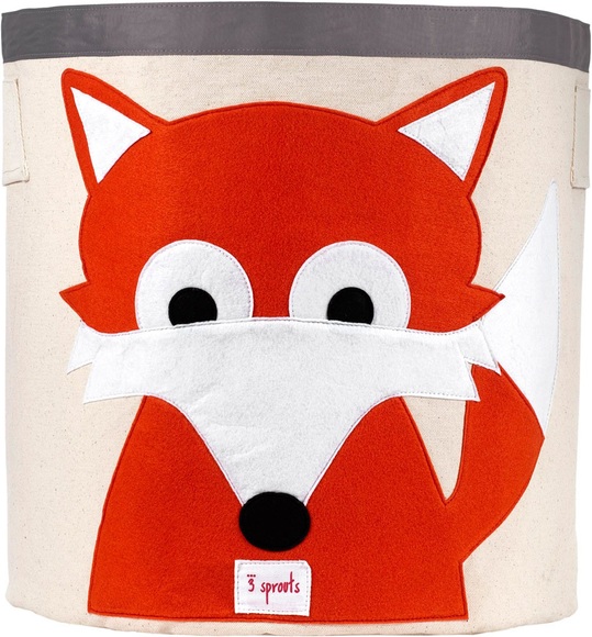 3 SPROUTS Spielzeugkorb Fuchs