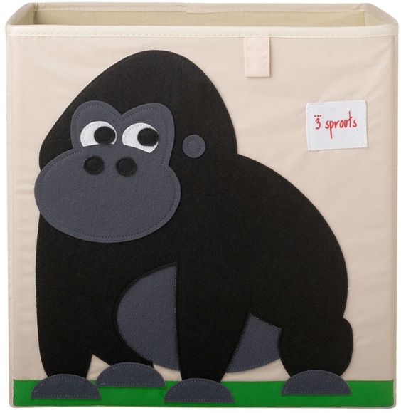 3 SPROUTS Spielzeugbox Gorilla