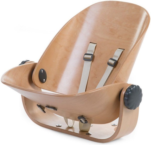 Childhome Babysitz EVOLU NEWBORN SEAT in natur/anthrazit