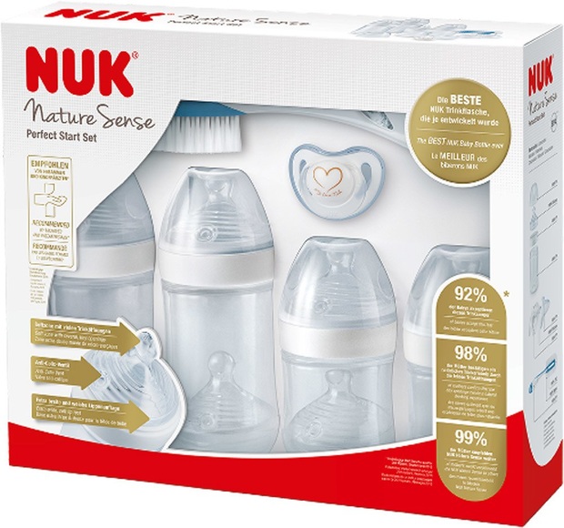 NUK Flaschen-Set Nature Sense Perfect Start