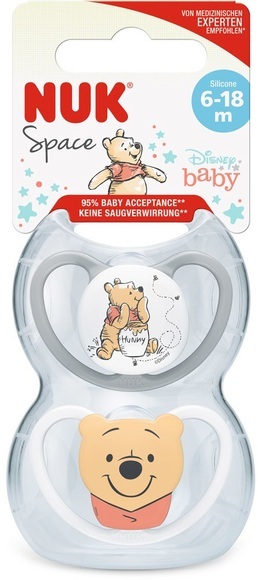 NUK Disney Winnie Puuh Space Silikon-Schnuller