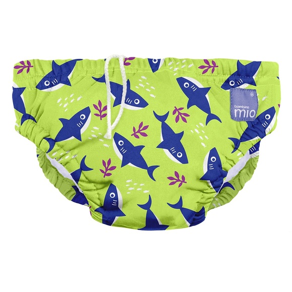 Bambino Mio, Wiederverwendbare Schwimmwindel, Neon Haifisch