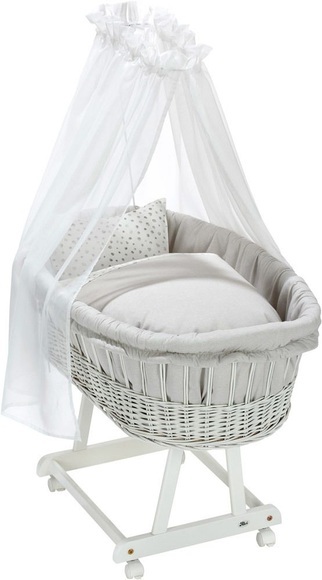 ALVI Stubenwagen Birthe Komplettset Aqua Dot