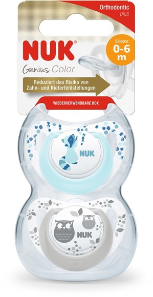 NUK Genius Color Silikon-Nuggi