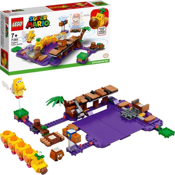 71383 Super Mario Wigglers Giftsumpf – Erweiterungsset, Konstruktionsspielzeug