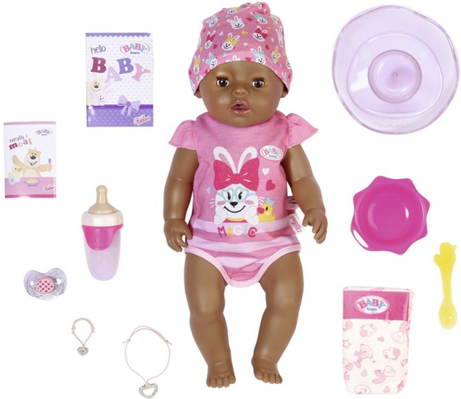 BABY born Magic Girl mit braunen Augen