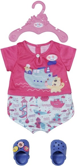 BABY born Bathroom: Shorty Pyjama mit Clogs
