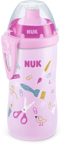 NUK Trinkflasche Junior Cup Girl, 300ml