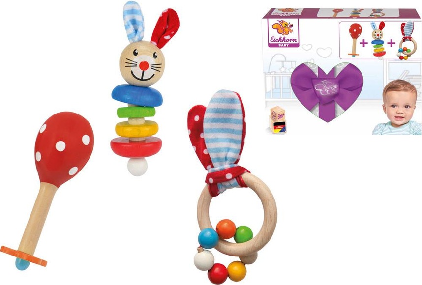 Eichhorn Baby Starter-Geschenke Set - bunt