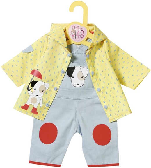 Zapf Creation Dolly Moda Latzhose mit Regenjacke