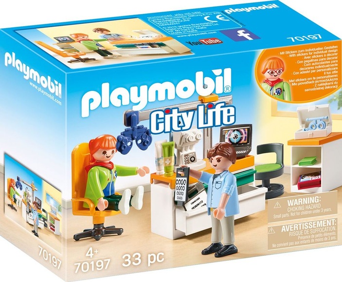 PLAYMOBIL City Life Beim Facharzt Augenarzt #70197