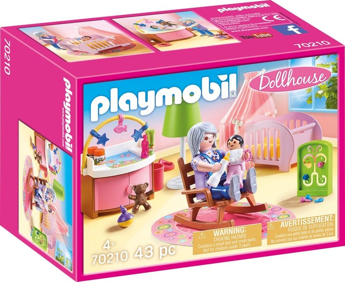 PLAYMOBIL Dollhouse Babyzimmer #70210